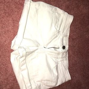American Eagle Jean Shorts White
